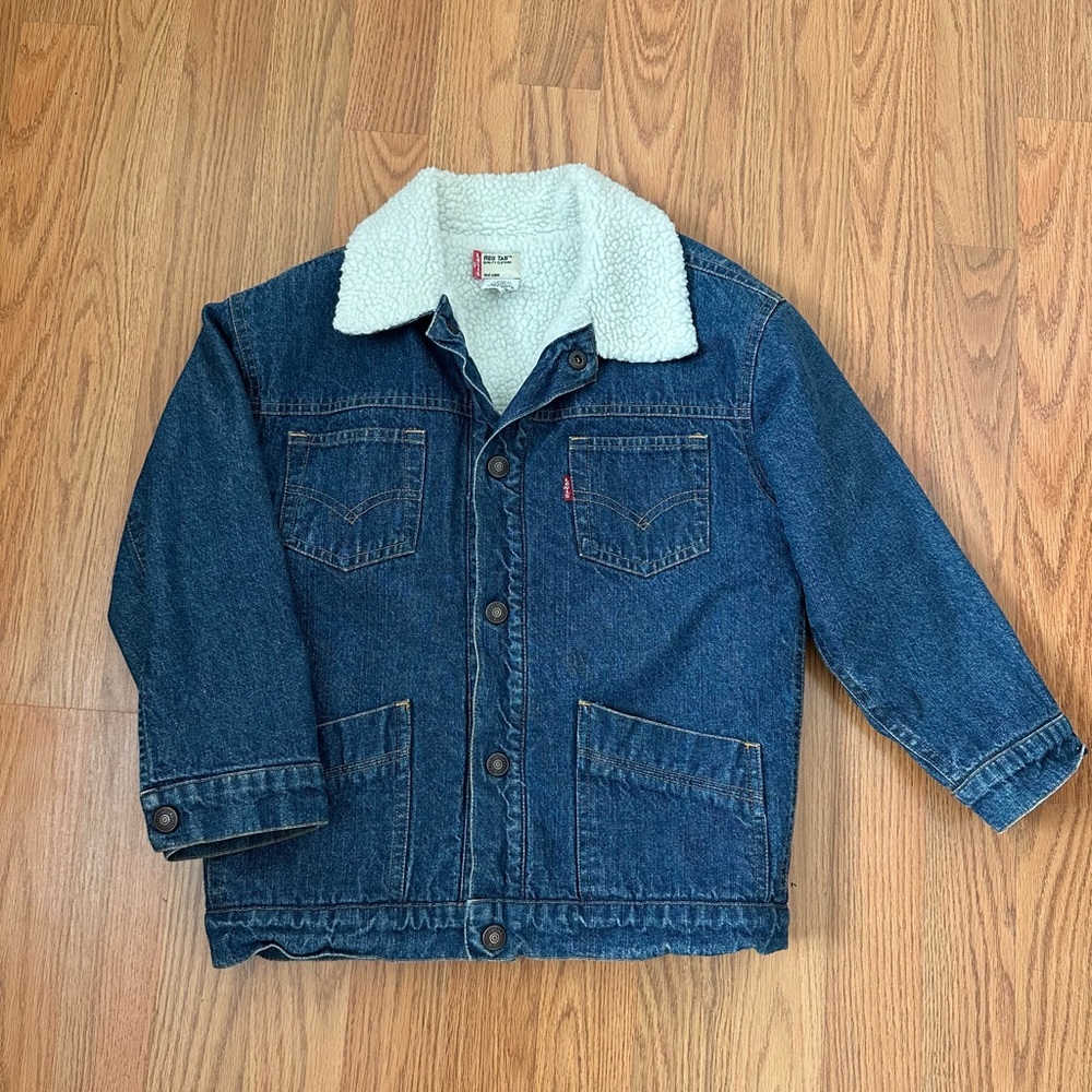 Levi’s Vintage kid’s Sherpa denim jacket size 7